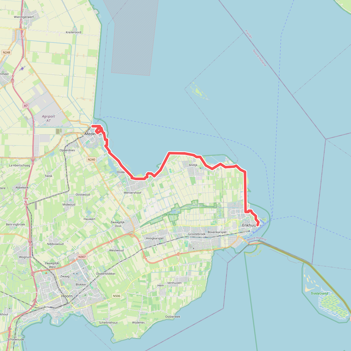 Medemblik - Enkhuizen · Westfriese Omringdijk etappe 6