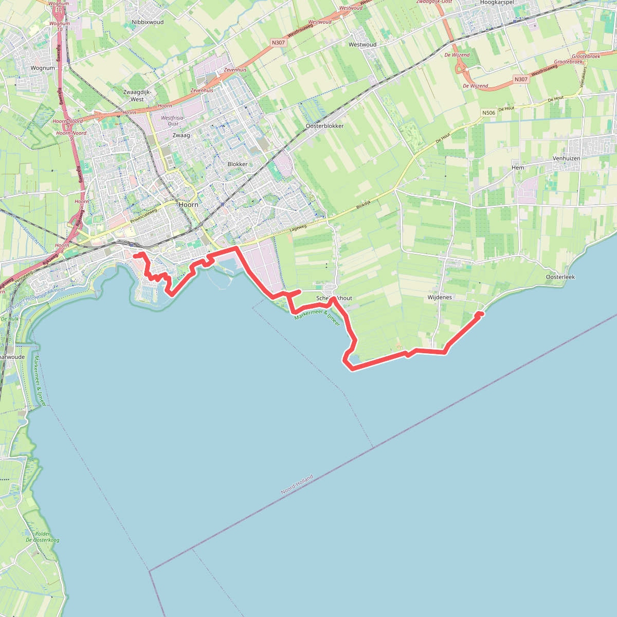 Wijdenes - Hoorn · Westfriese Omringdijk etappe 8