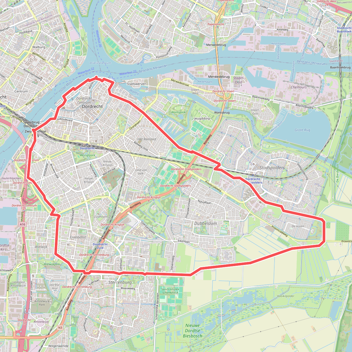 Rondje zuidendijk/noordendijk