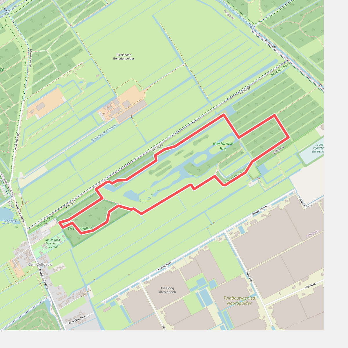 Wandelroute Krekenroute