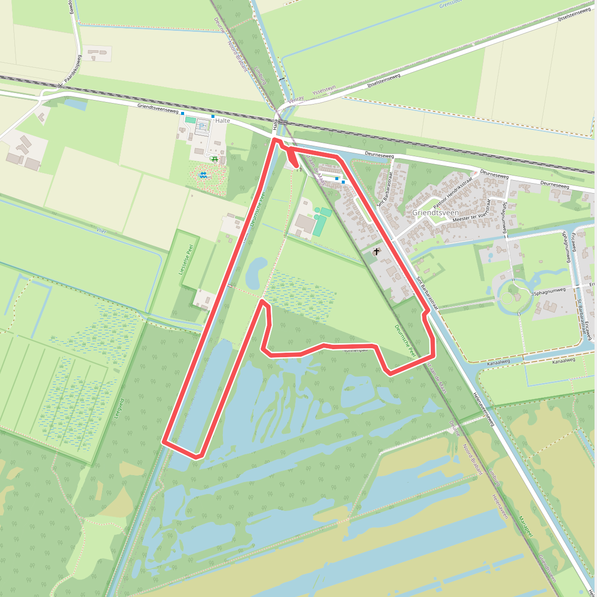 Wandelroute Peelvenenpad