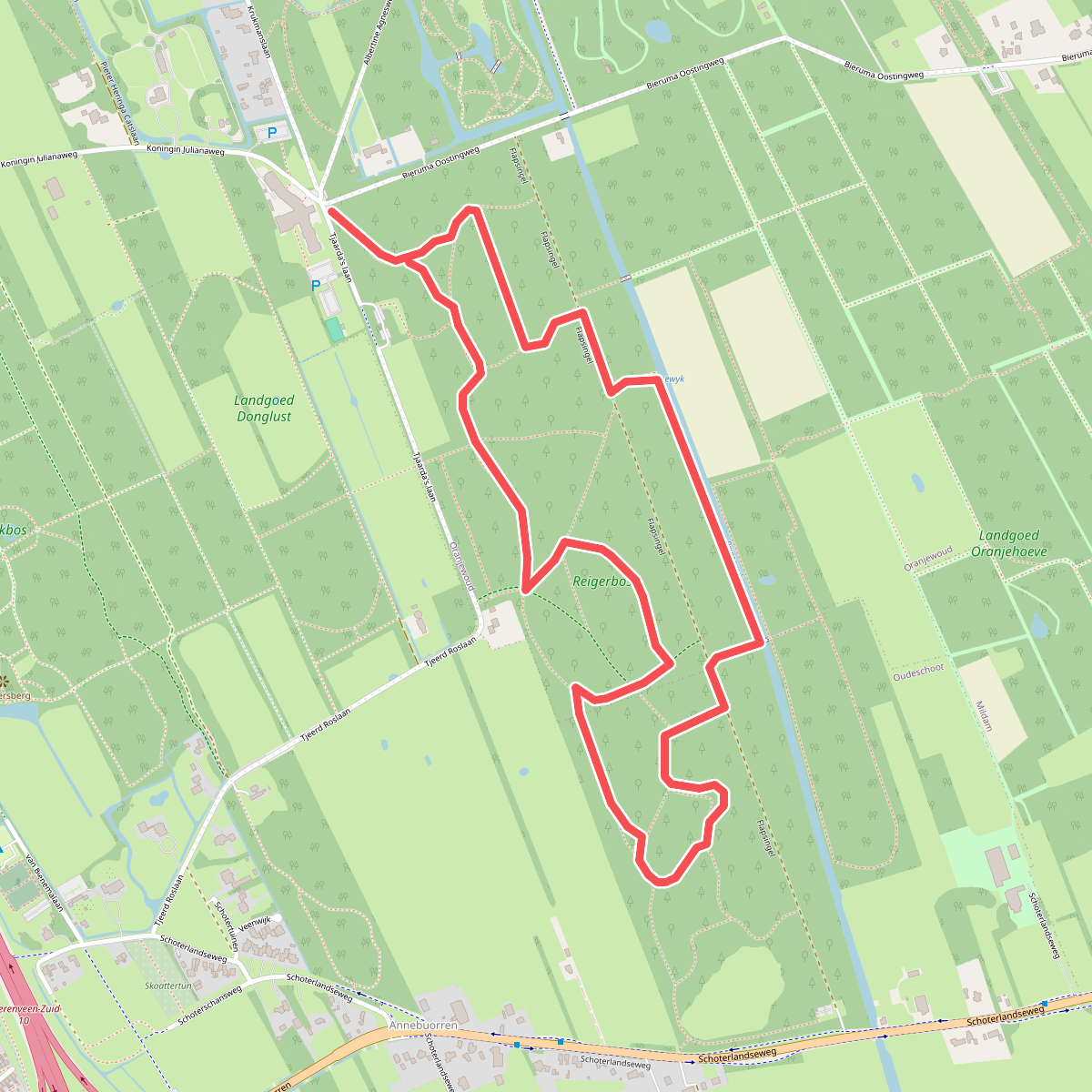 Wandelroute Boom tot bos Oranjewoud
