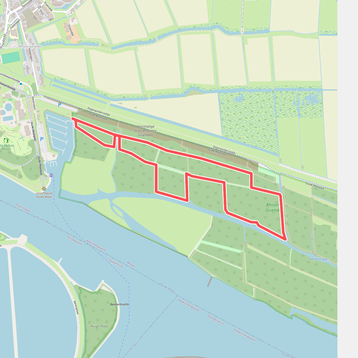 Wandelroute Rhoonse Grienden