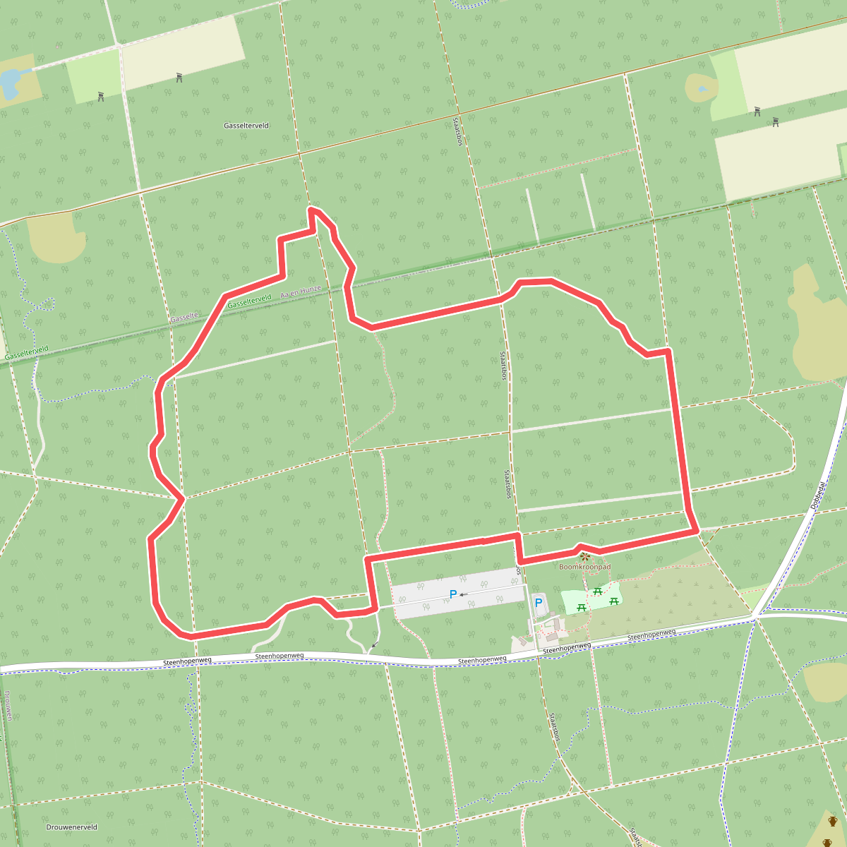 Wandelroute Beleef het bos