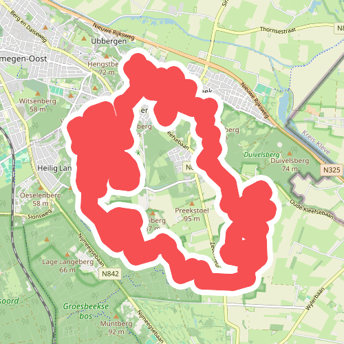 Zevenheuvelen hike / trail 28km