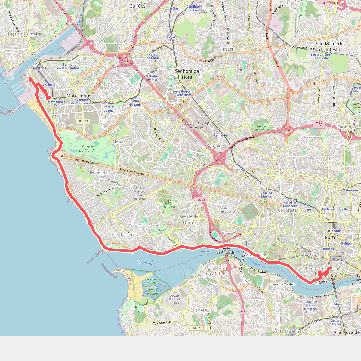 Camino Porto - Matosinhos