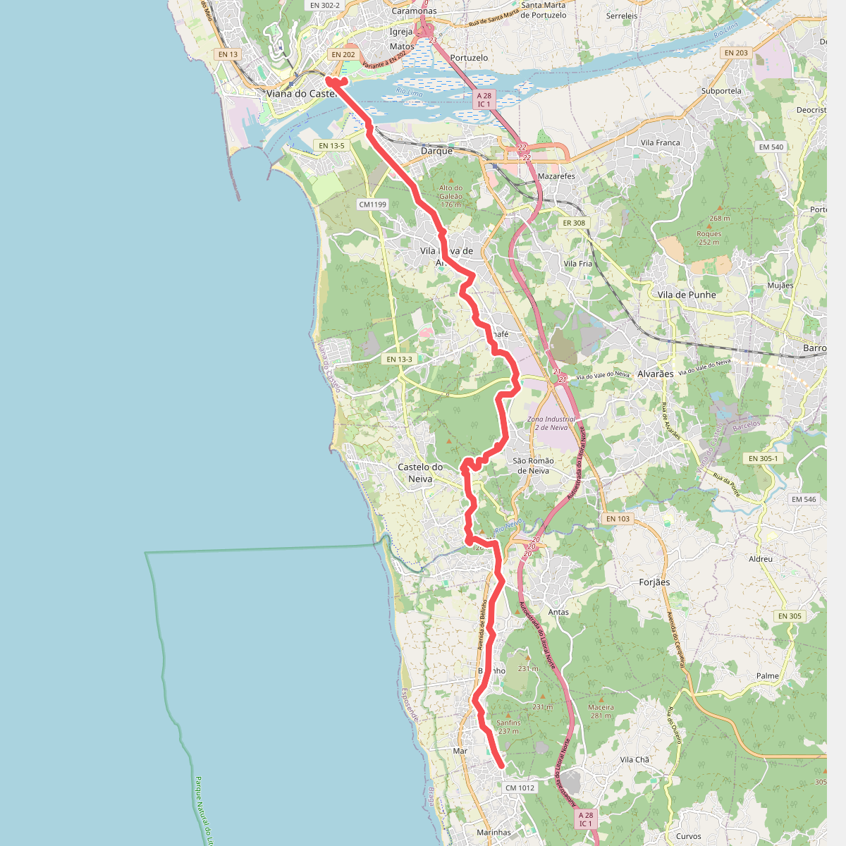 Camino Marinhas  - Viana do Castelo
