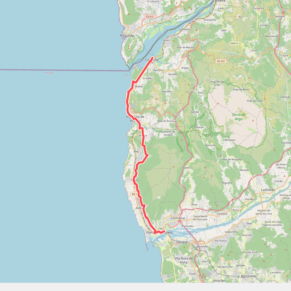 Camino Viana do Castelo - Caminha