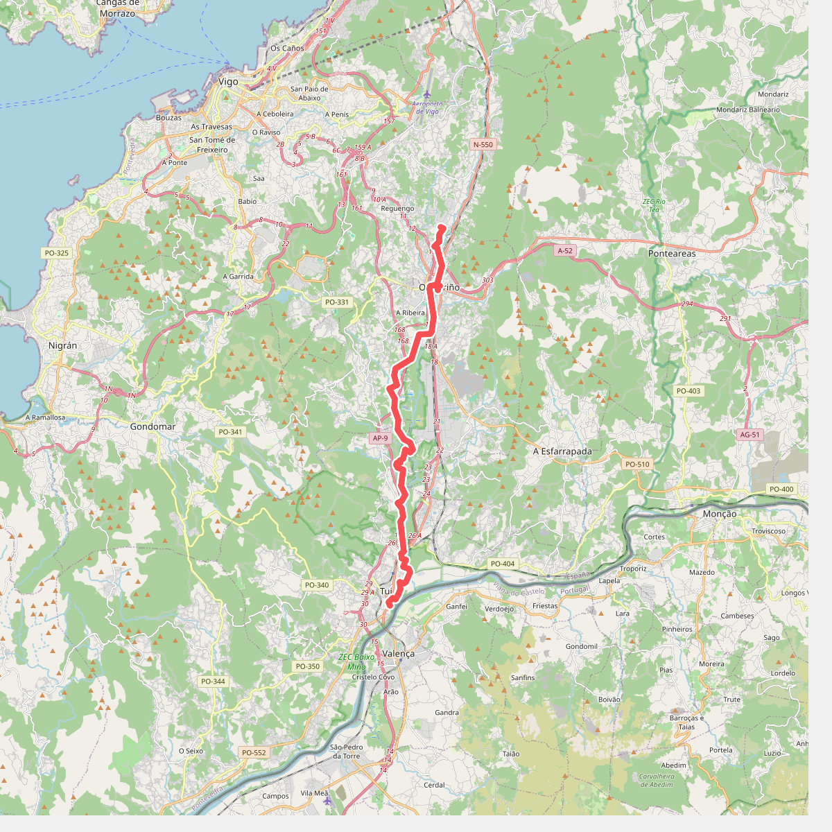 Camino Tui - Veigadaña