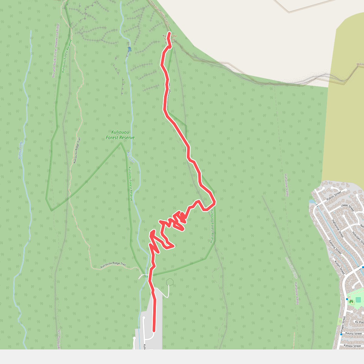 Kuliʻouʻou Ridge Trail