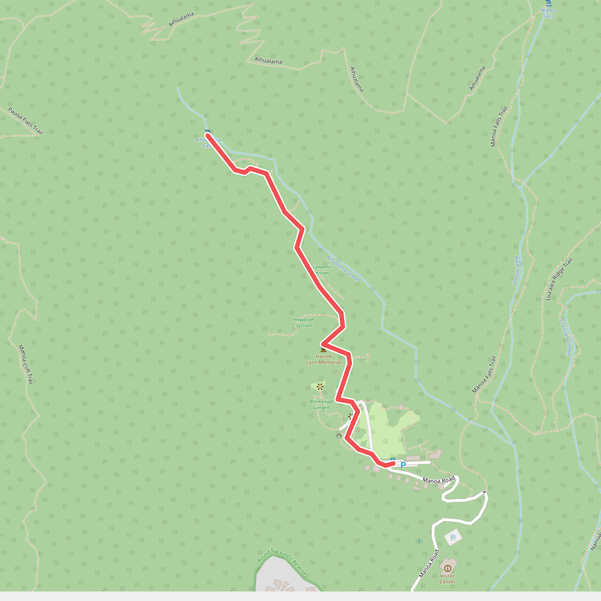 ʻAihualama Falls Trail