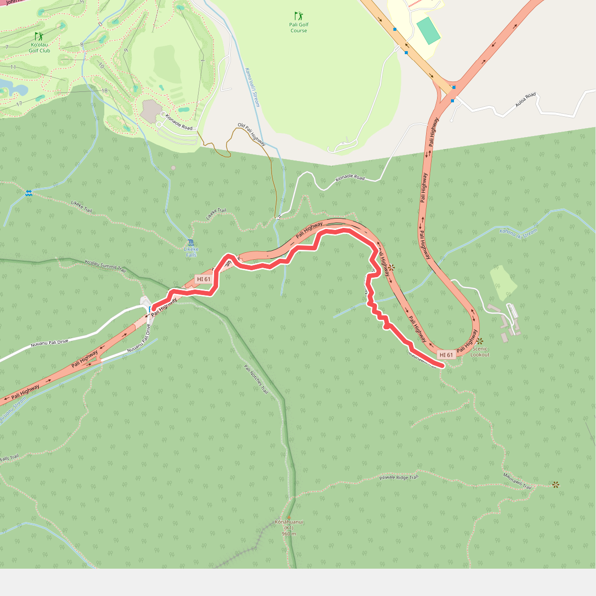 Old Pali Road