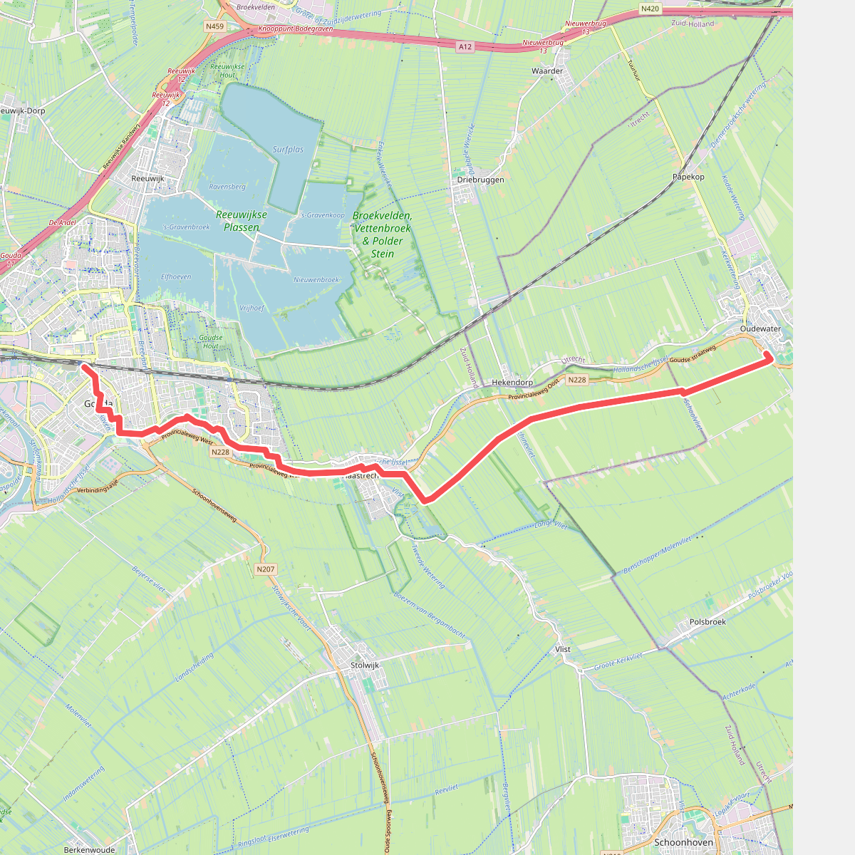Voormalig NS-wandeling Tiendweg