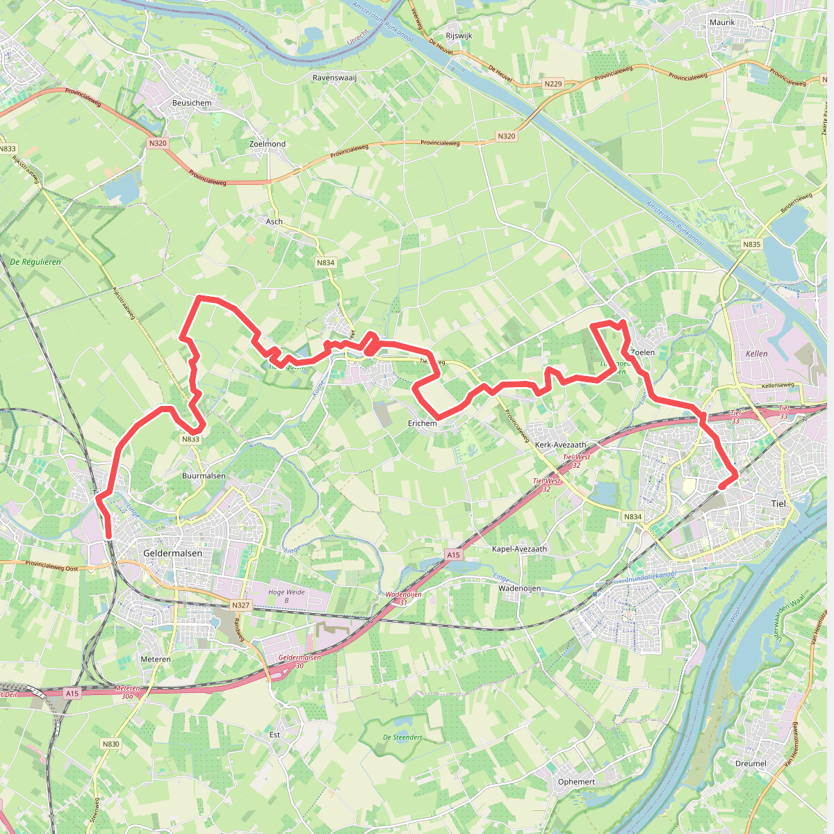 Voormalig NS-wandeling Graaf van Buren 1
