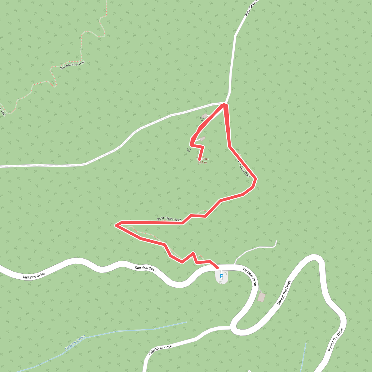 Pu'u Ohia (Mount Tantalus)