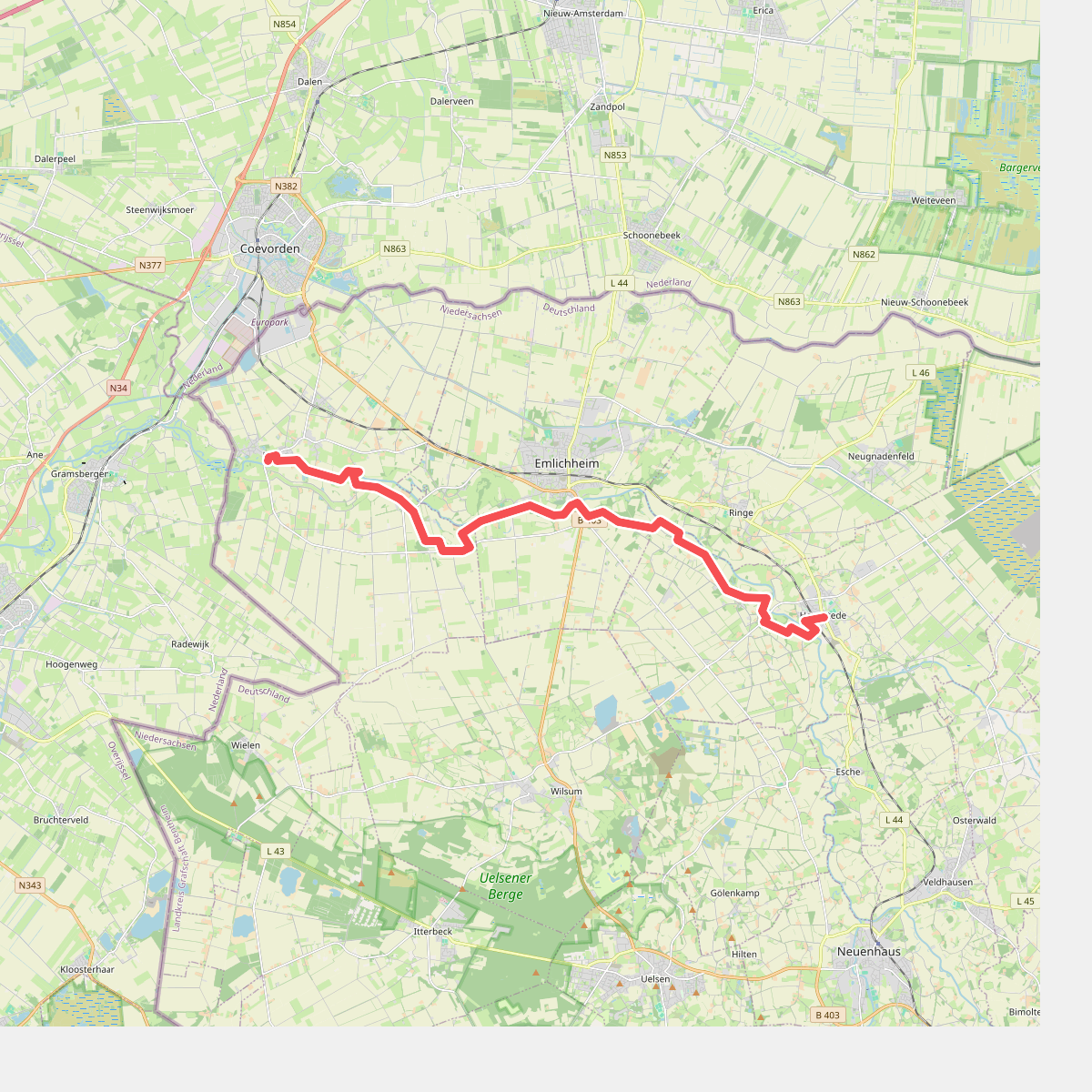 Vechtdalpad etappe 6 + 7 · Vechtdalpad etappe 6