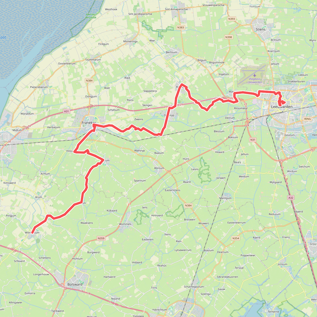 Witmarsum-Leeuwarden   · Liberation route etappe 5