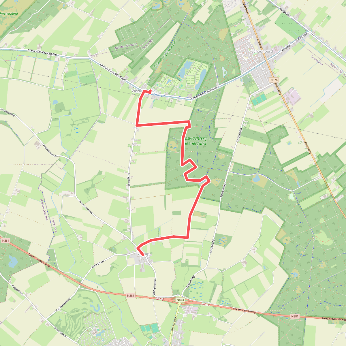 Wezup - Wezuperbrug · Cultuurpad Coevorden etappe 9