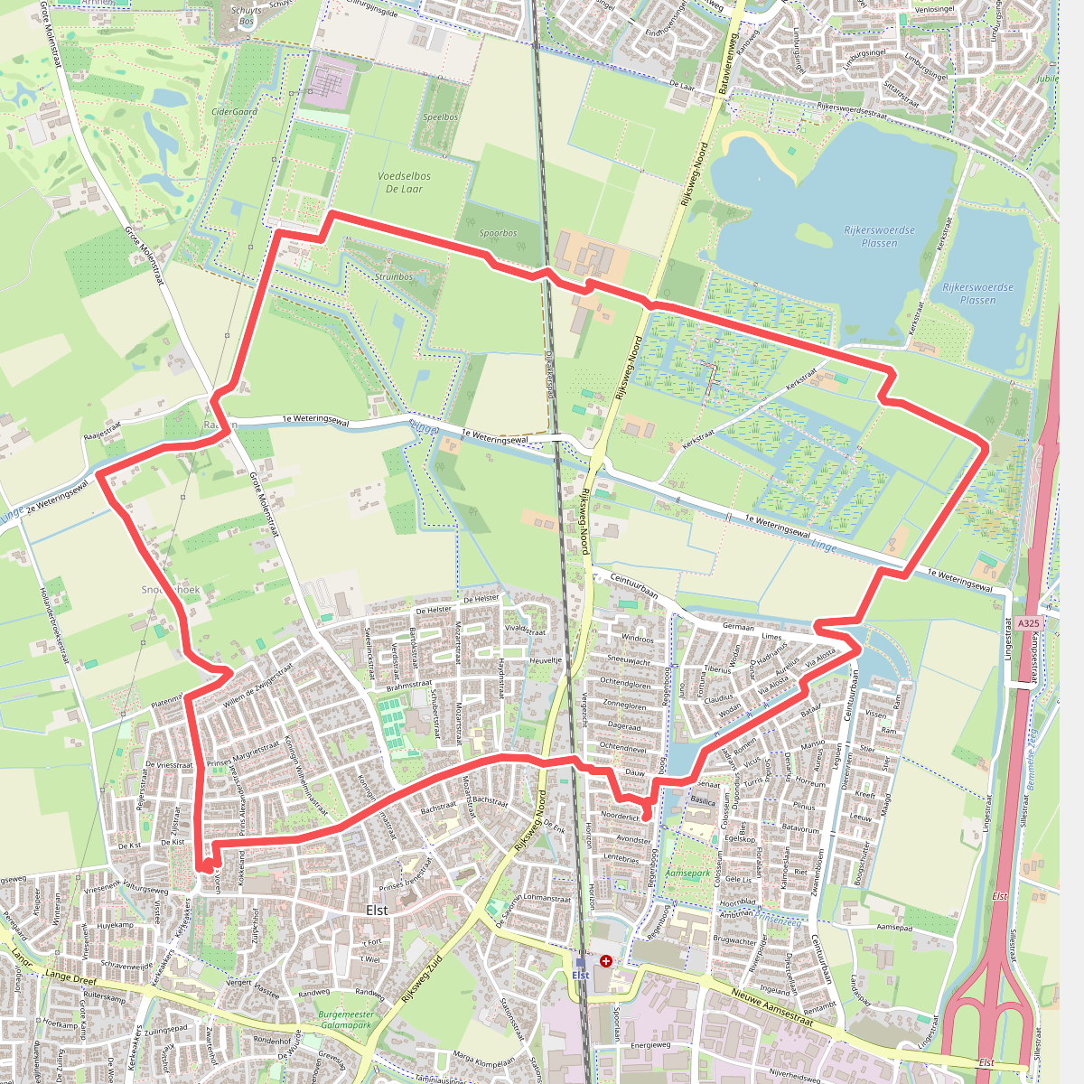 rechte pad