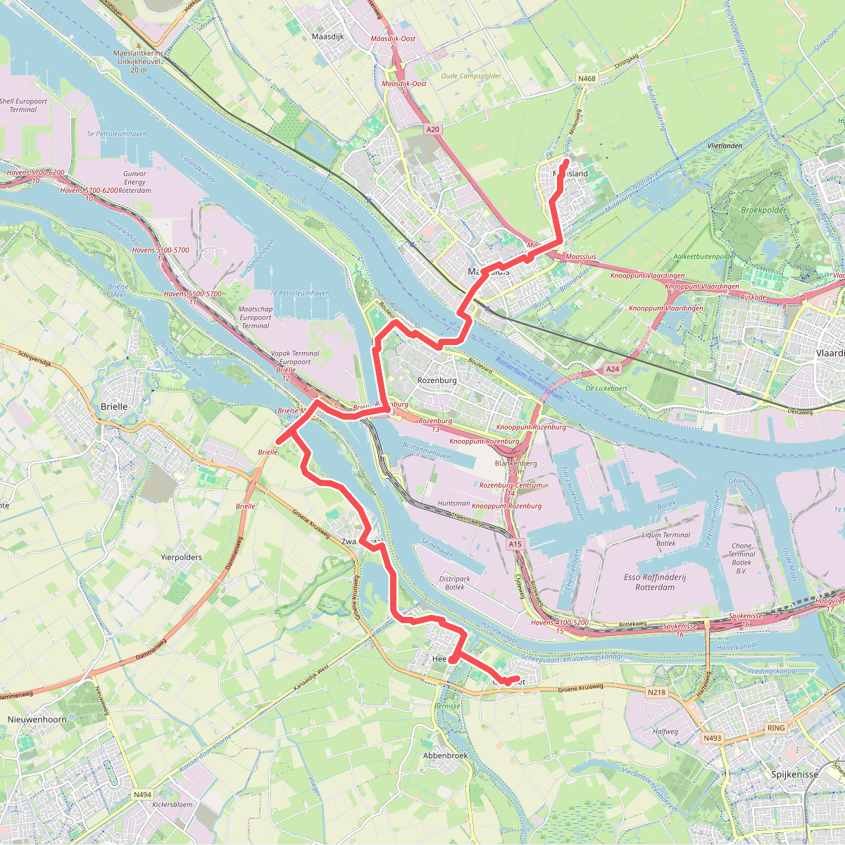 Maasland - Geervliet · Grote Rivierenpad etappe 2