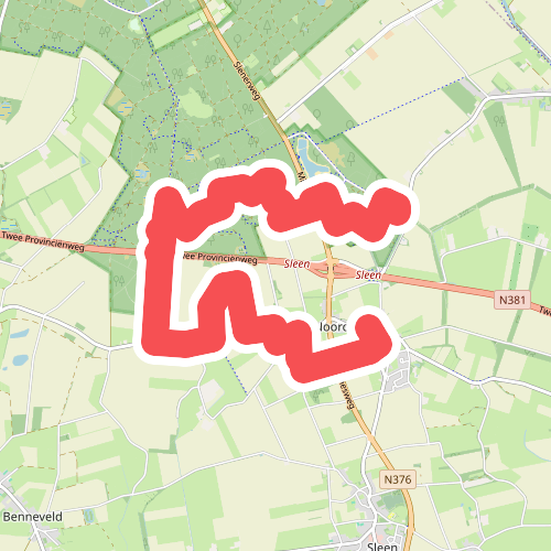 Bosbad Noord-Sleen - Noord-Sleen · Cultuurpad Coevorden etappe 15