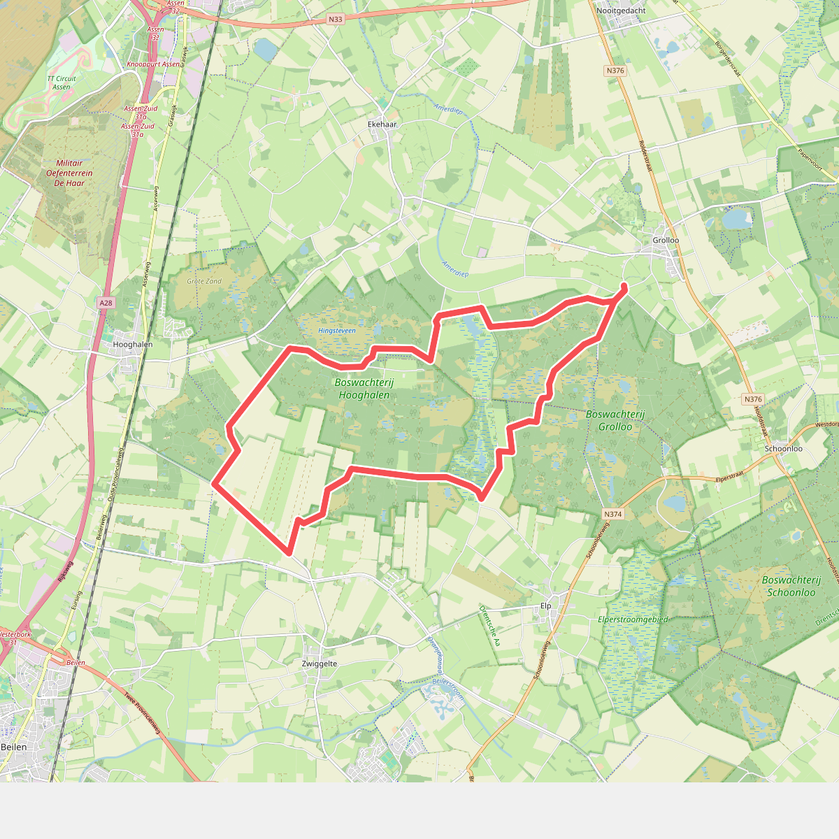 Route Grolloo