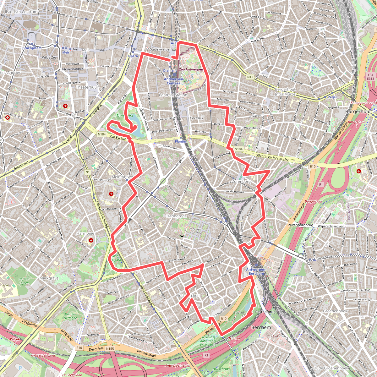 NSinternational wandeling Antwerpen 1: architectuur en parken