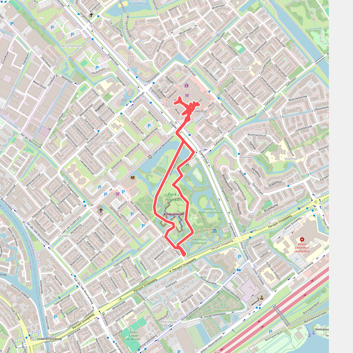 Testloopje Houtkamp - Winkelhof
