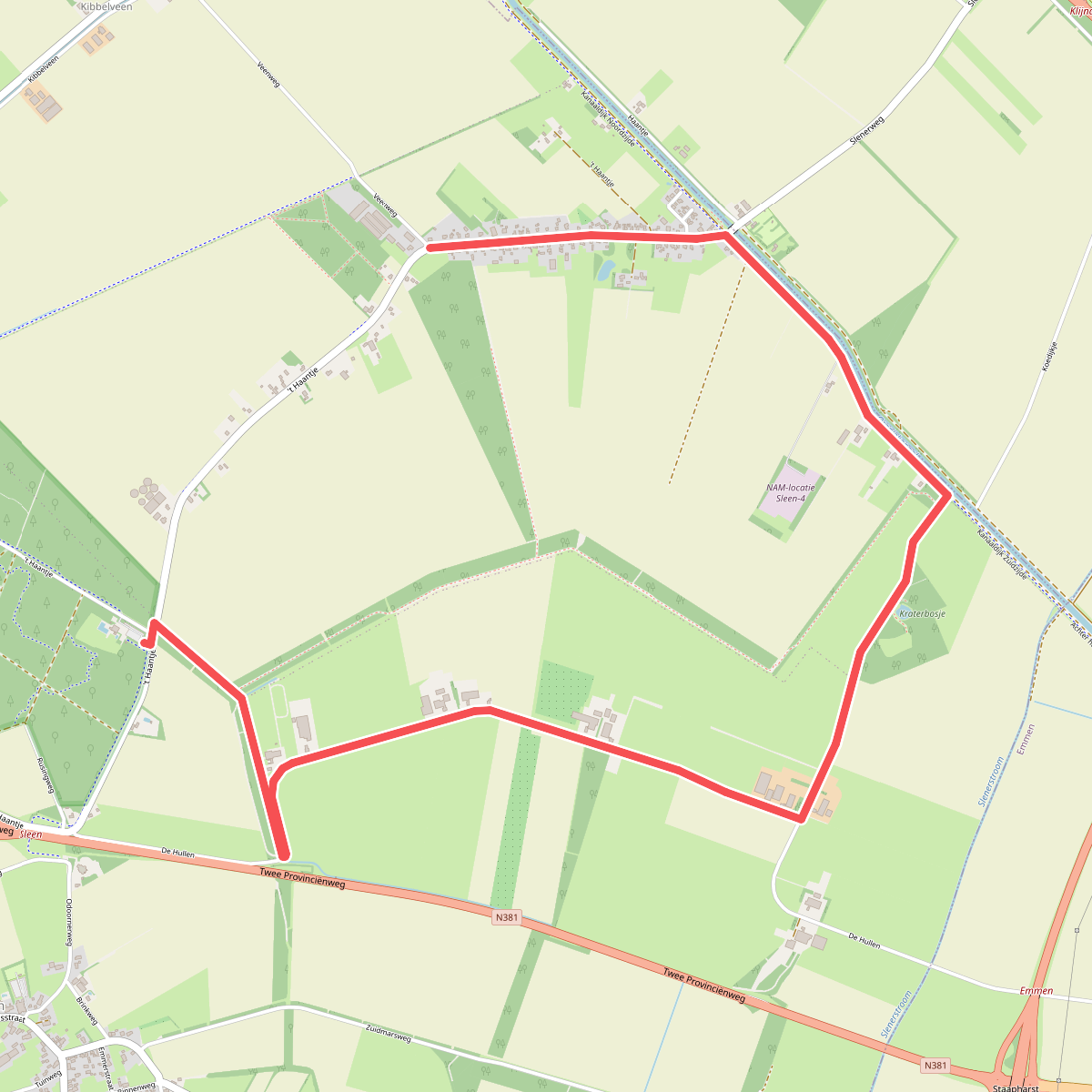 't Haantje - Bosbad Noord-Sleen · Cultuurpad Coevorden etappe 14
