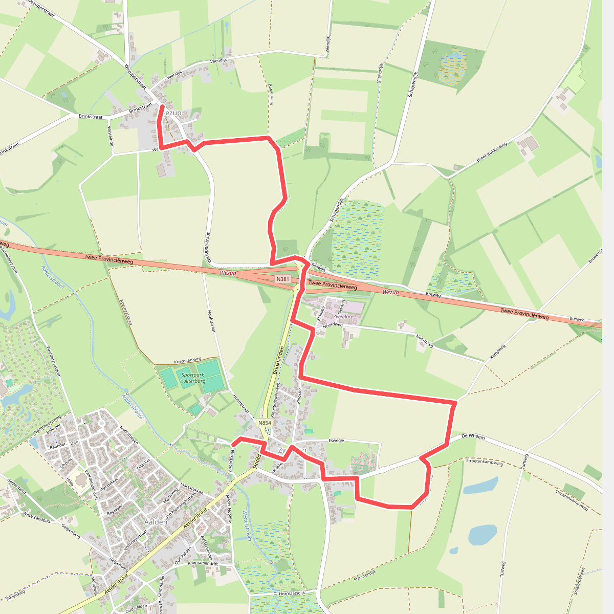 Zweeloo - Wezup · Cultuurpad Coevorden etappe 8