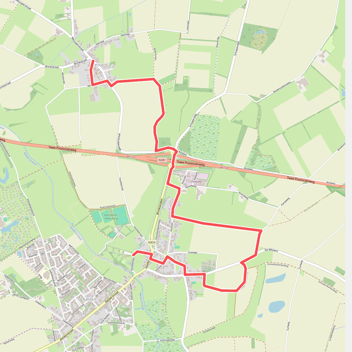 Zweeloo - Wezup · Cultuurpad Coevorden etappe 8