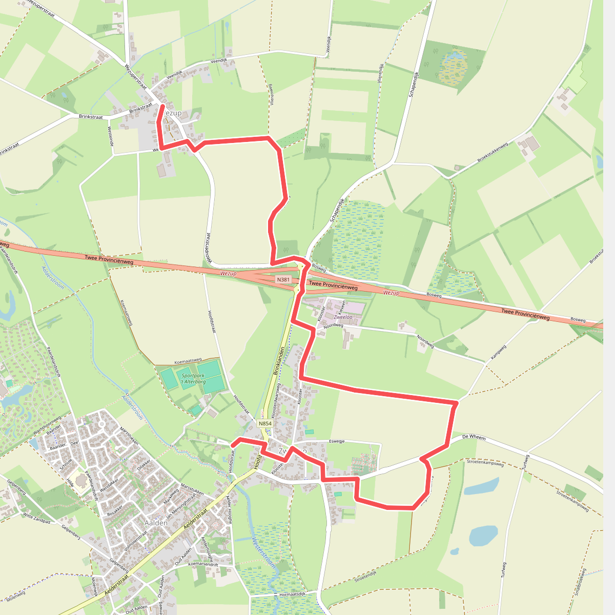 Zweeloo - Wezup · Cultuurpad Coevorden etappe 8