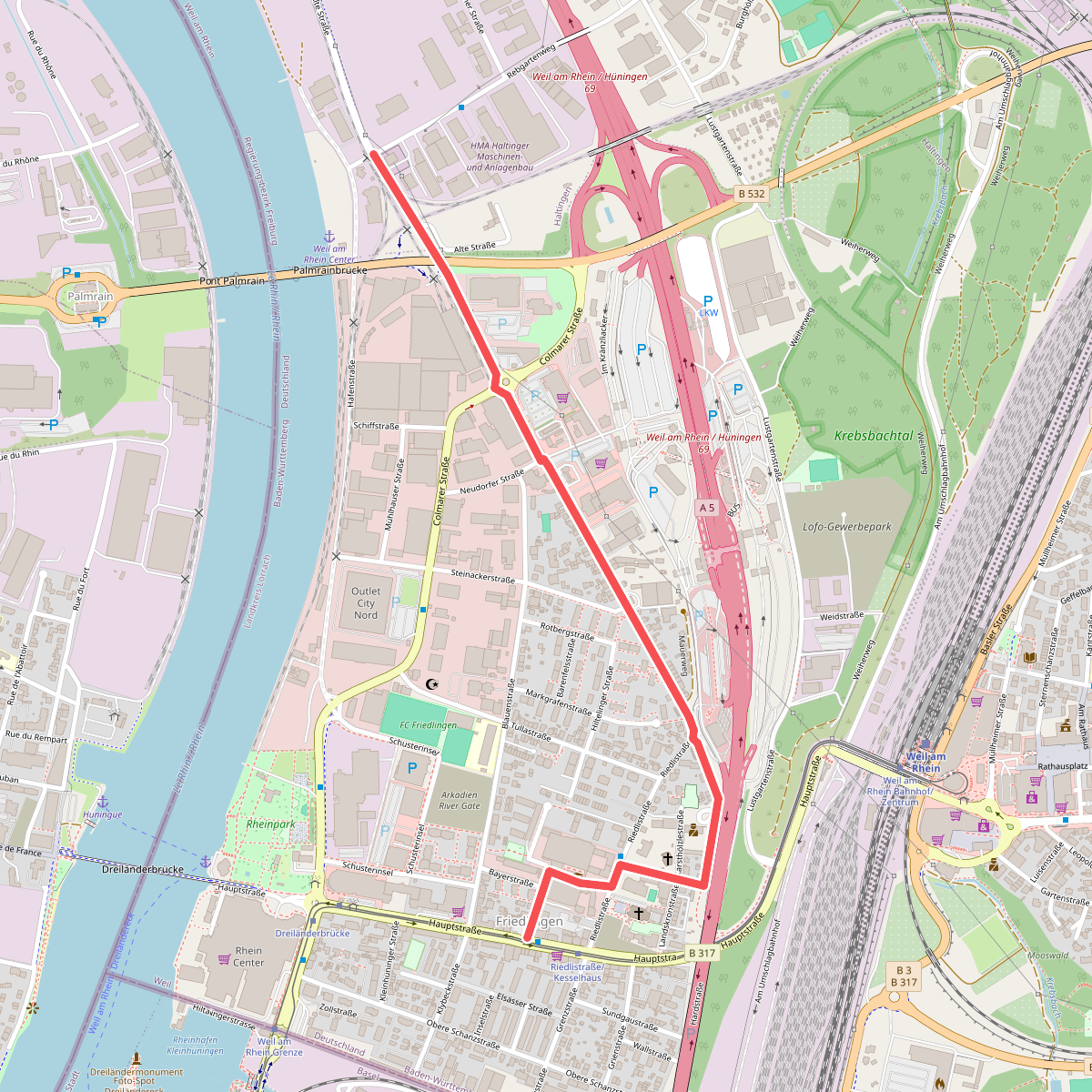 Friedlingen Mitte - Rebgarten
