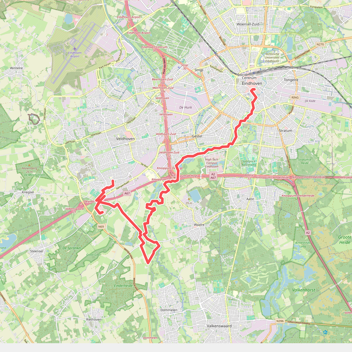 Eindhoven - Velhoven-dorp · Camino Brabant etappe 5