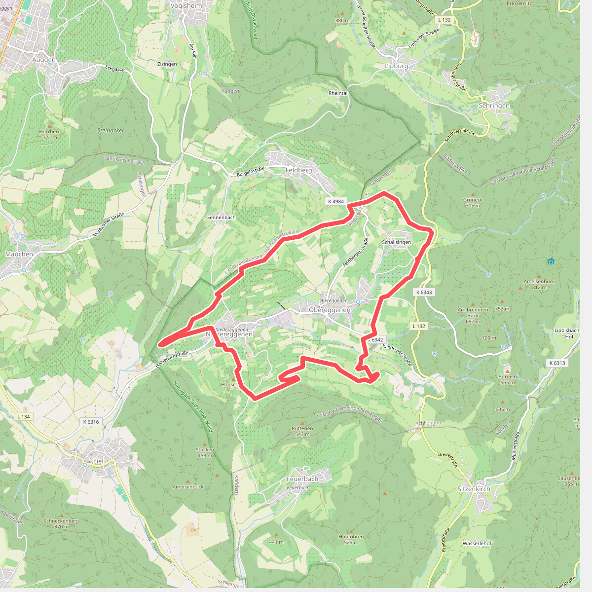 Rundwanderweg um das Eggenertal