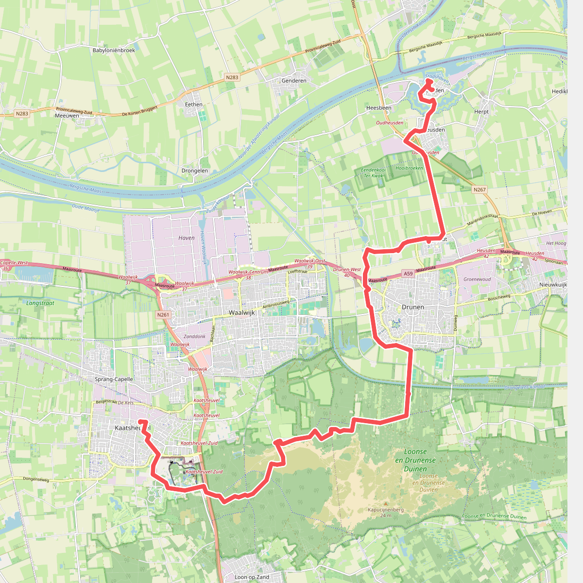 Kaatsheuvel - Heusden · Camino Brabant etappe 12