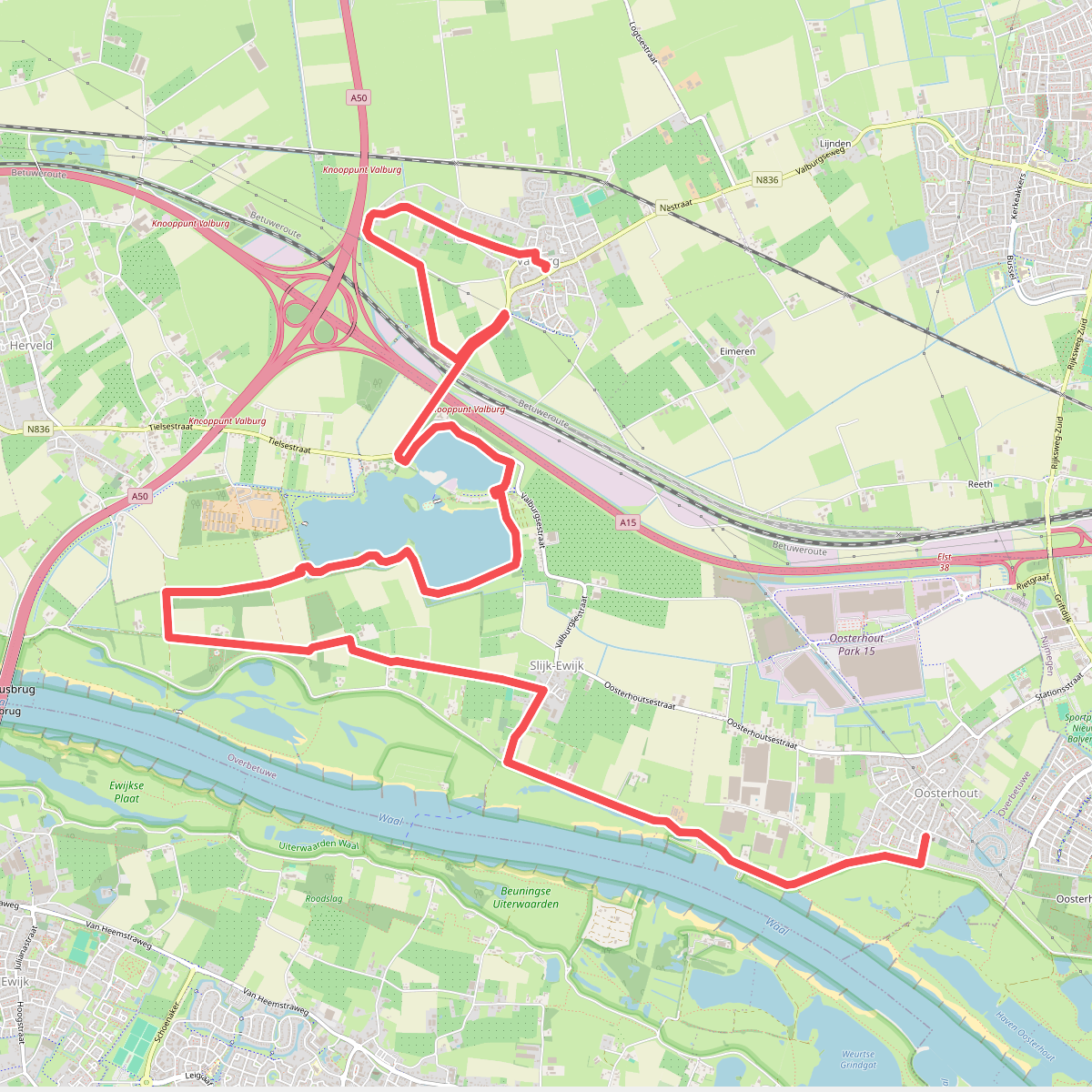 Oosterhout - Valburg · Wegen met Zegen etappe 2