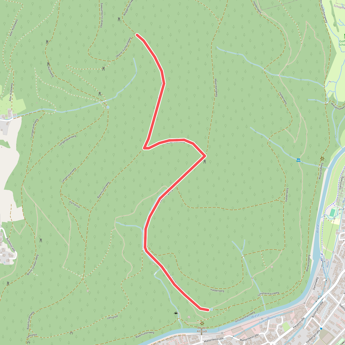 Ob der Altstadt - Oberer Eichbühlweg
