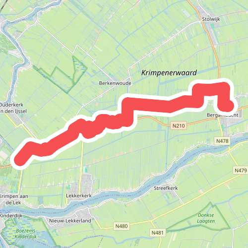 Krimpen ad IJssel - Bergambacht · Grote Rivierenpad etappe 6