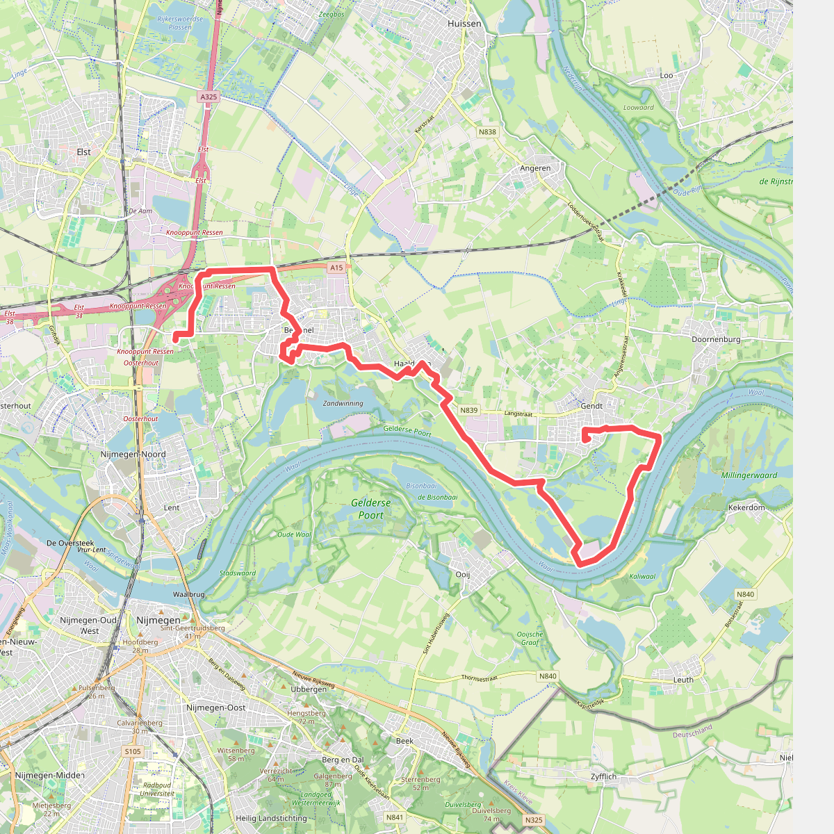 Gendt - Ressen · Wegen met Zegen etappe 10