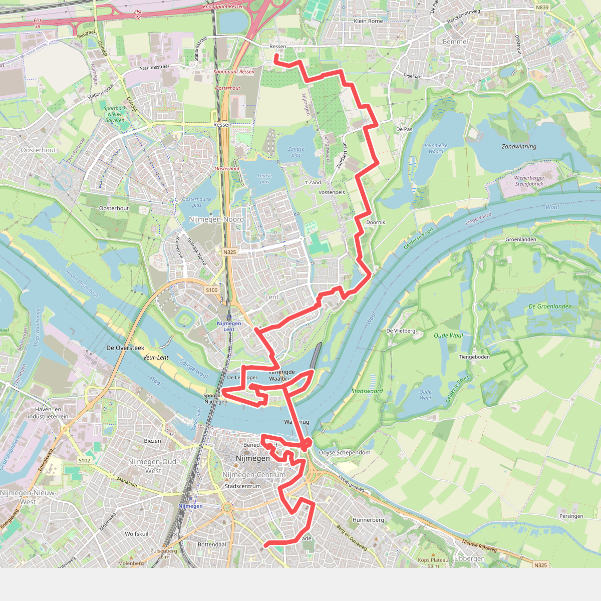Ressen - Nijmegen · Wegen met Zegen etappe 11