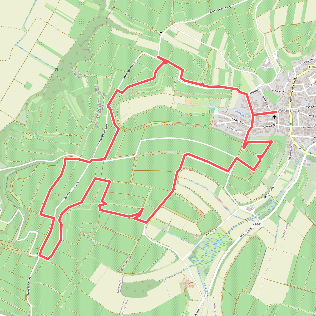 Panoramapfad Süd Waltershofen