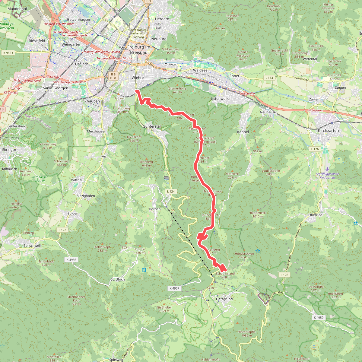 Freiburg - Bonndorf