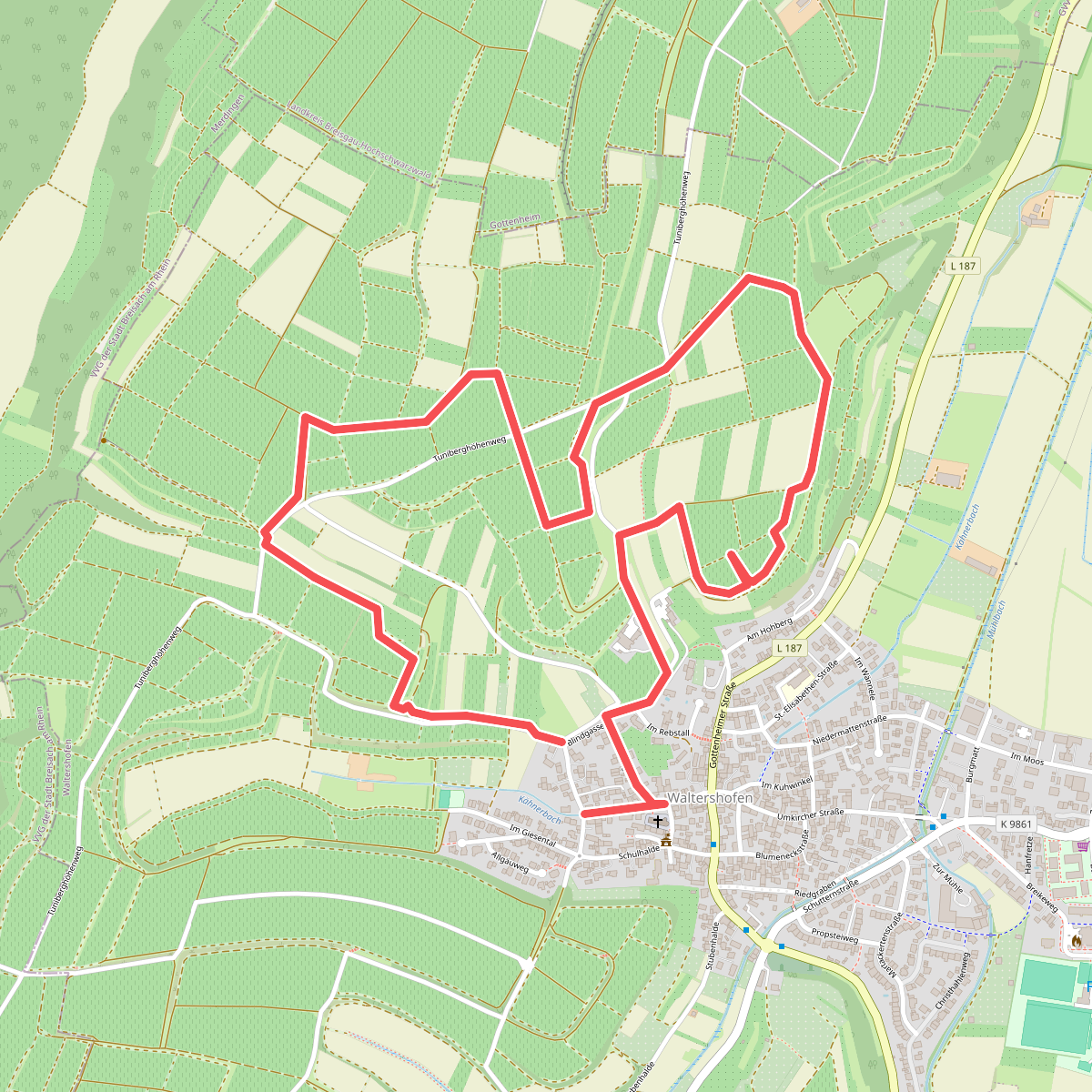 Panoramapfad Nord Waltershofen