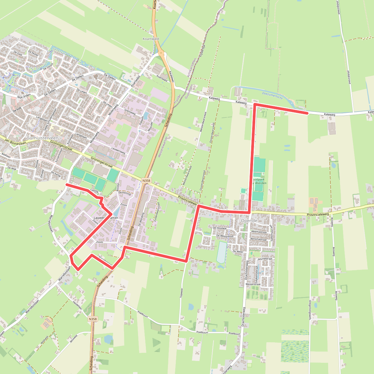 Surhuisterveen - Blote voetenpad · Westerkwartierpluspad etappe 21
