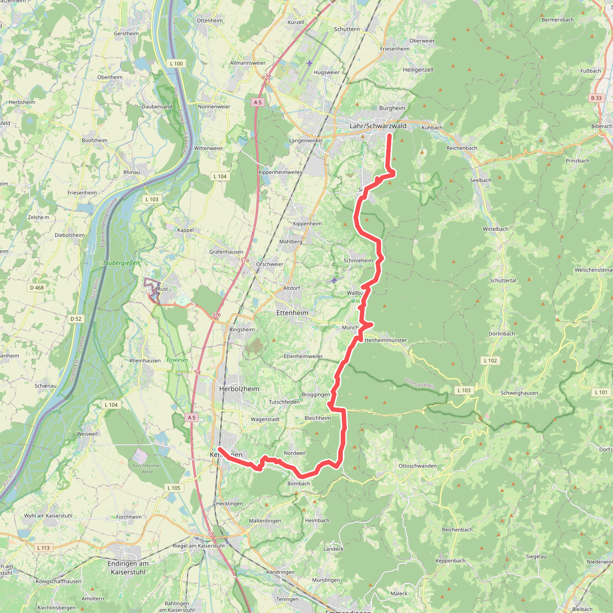 Kenzingen - Lahr