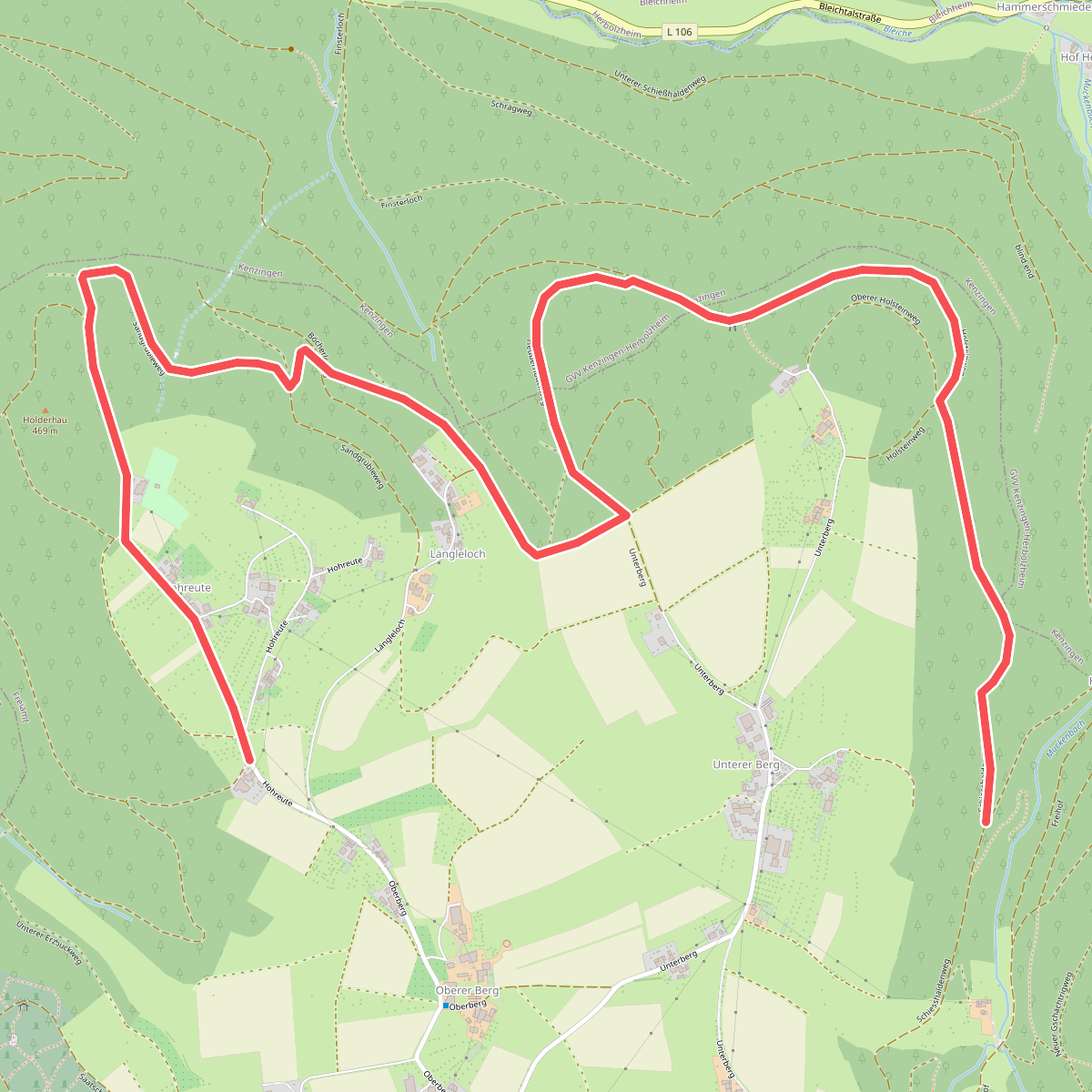 Schießhalde - Hohreute