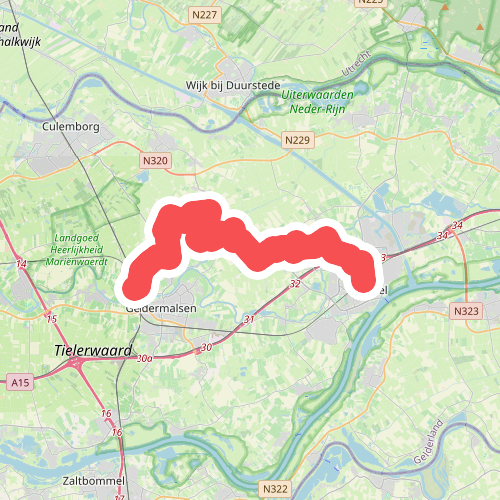 Geldermalsen - Tiel · Grote Rivierenpad etappe 11