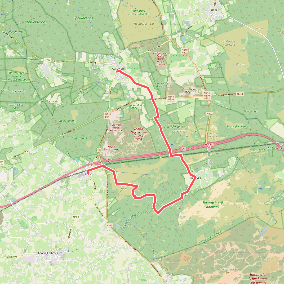 Kootwijkerduinen · Groene Halte etappe 4