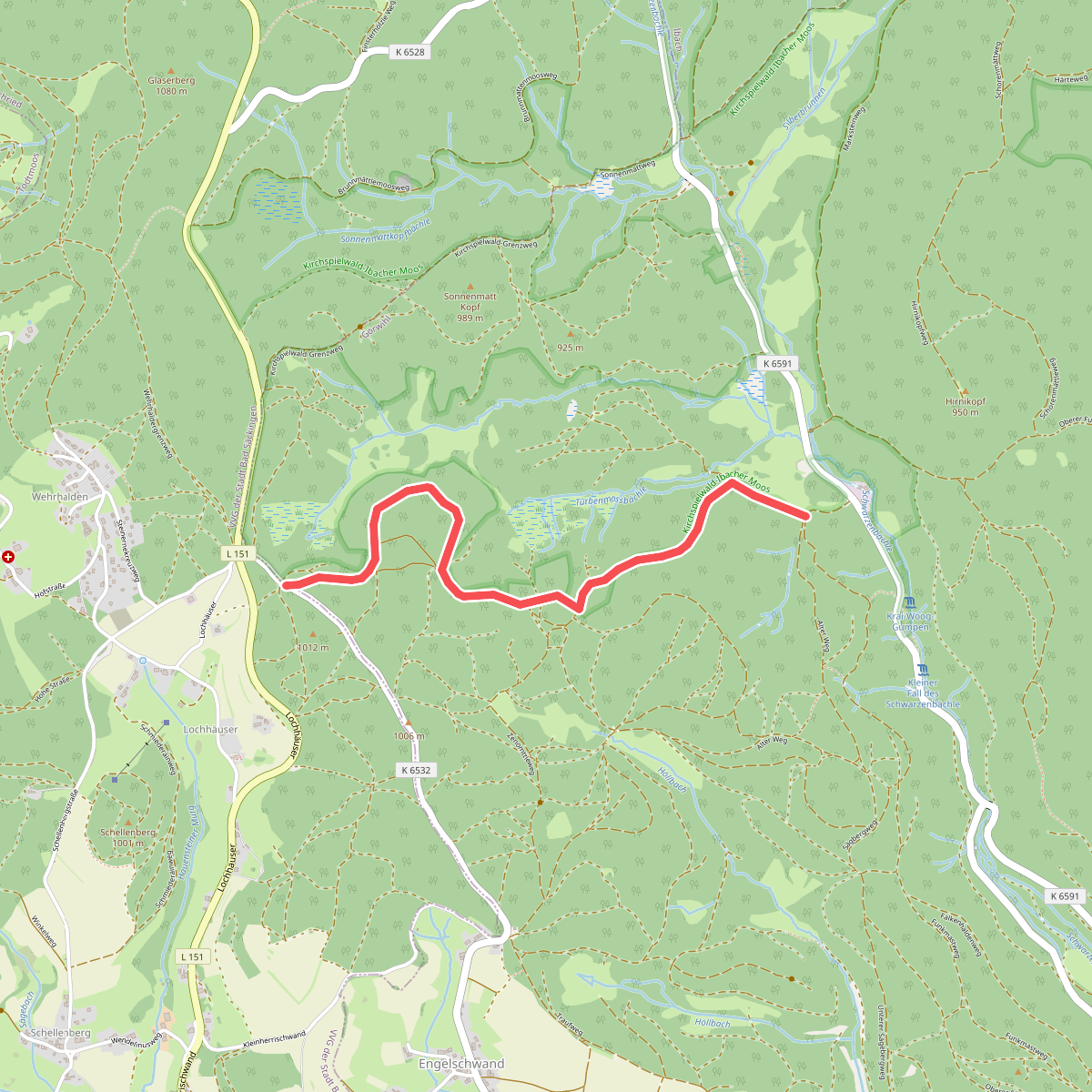 Schwarzwasen - Lochhäuser-Heitere Grube